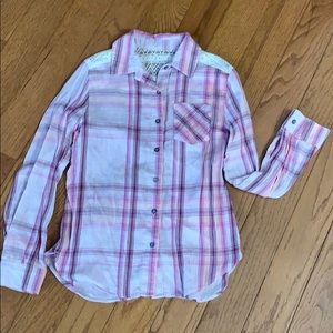 Pink Plaid  Flannel